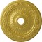 Ekena Millwork Bellona Ceiling Medallion (Fits Canopies up to 3 5/8"), 23 5/8"OD x 3 5/8"ID x 1 1/8"P, Rich Gold CM23BERGS - alternate 1